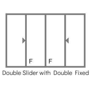 Double Slider with Double fixed