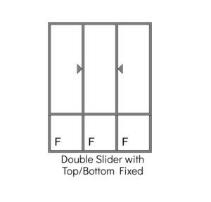 Double Slider with top and bottom fixed