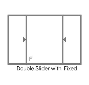 Double Slider with fixed